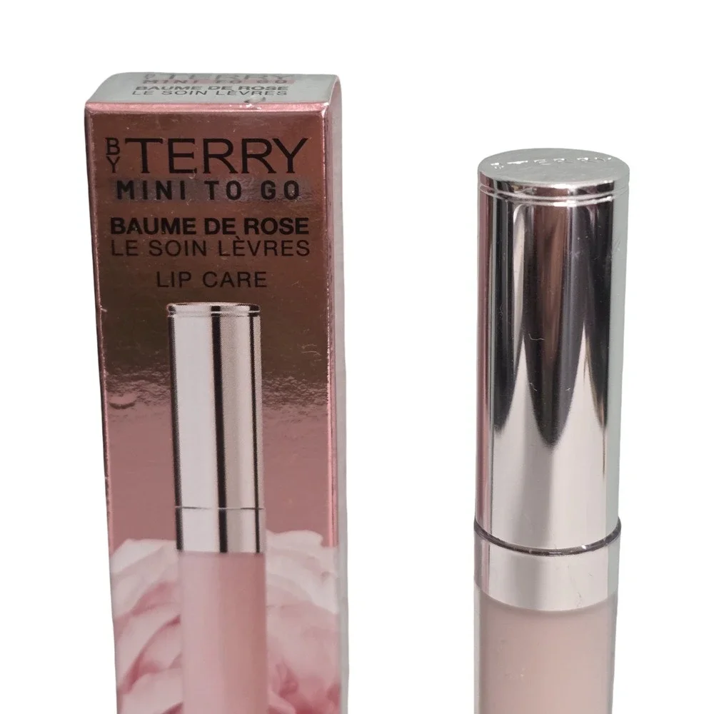 By Terry Baume de Rose Lip Care Mini To Go 2.3g 0.08oz Liquid Lip Balm NIB